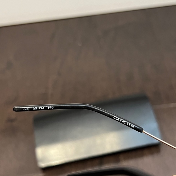 Saint Laurent - Mirror Aviator Frame YSL Logo - Classic 11 M Used - 80% OFF SALE - Picture 7 of 10